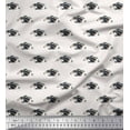 thumbnail image 1 of Soimoi Cotton Voile Fabric Basset Hound Dog Printed Fabric 1 Yard 42 Inch Wide, 1 of 3
