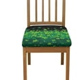 thumbnail image 5 of St. Patrick Lucky Straw Square Dining Chair Cushion Cover Stretchy Chair Seat Decorative Cover Reusable Soft Office Chair Seat Slipcover Daily Home Fashion Decor Universal Fit, 5 of 5