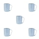thumbnail image 3 of Inteprter Vasos de plástico para baño de nuevo estilo, soporte para cepillo de ecológico, taza para enjuagar, cepillo para enjuague, vasos para azul 5piezas Inteprter CBP059130, 3 of 4