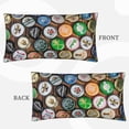 thumbnail image 3 of Bingfone Beer Caps Printed Pillowcase 20x36 inches - Standard Pillow Cases with Envelope Closure,Gifts for Women Men, 3 of 9