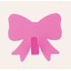 thumbnail image 1 of Bonitos ganchos adhesivos, paquete de 5 con diseño de pajarita, for decoración femenina de habitaciones, 1 of 2