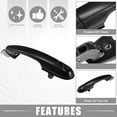 thumbnail image 3 of Front Left Car Door Handle Exterior Door Handles for Hyundai Tucson GL GLS LX 2.0L L4 - Gas 2005, 3 of 7