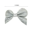 thumbnail image 4 of (3 pack) Offray Accessories, Silver Glitter Bows Accessory for Wedding, Hair Clips, and Scrapbooking, 2 count, 1 Package, 4 of 7