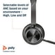 thumbnail image 3 of Auriculares Poly Voyager Focus 2 UC USB-A Bluetooth con micrófono, 3 of 7