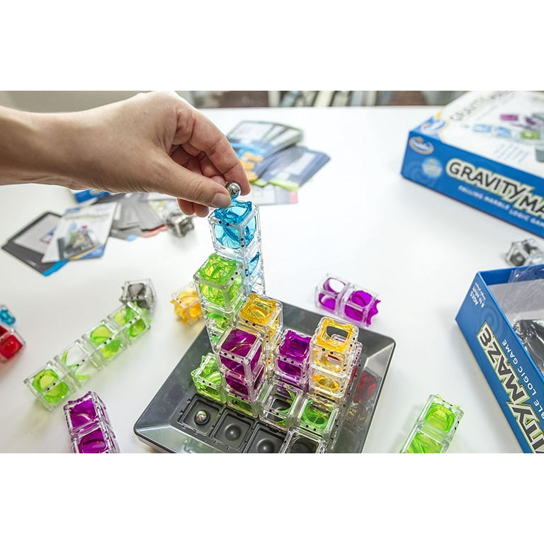 Kidzlane Marble Run Gravity Maze For Kids Set, 60 Challenges, Multicolor :  Target