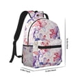 thumbnail image 2 of Rocae Lilies Flowers for Comfortable Student Backpack - Lightweight ,Durable School Bag Ideal for Middle School, High School, and College, 2 of 6