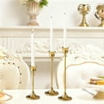 thumbnail image 6 of 3PCS Iron Candle Holder Set - Valentine's Day Christmas Metal Candlestick for Romantic Table, Holiday Candle Stands for Candlelight Dinner Decorative Table Prop, 6 of 7