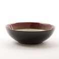 thumbnail image 6 of Gibson Couture 16 Piece Reactive Glazed Dinnerware Plates, Bowls, and Mugs, Red, 6 of 10