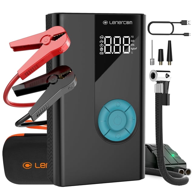 Jump Starter con compresor de aire 1500A con LC 150PSI | Lenercom