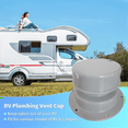 thumbnail image 3 of RV Plumbing Vent Cap RV Roof Vent Cap RV Roof Sewer Vent Cover for 1 to 2 3/8 Inch Pipe HJ403 Light Gray, 3 of 7