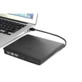 thumbnail image 1 of Unidad externa de CD DVD USB 3.0 portátil intendvision negra, 1 of 5