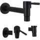 thumbnail image 4 of Mop Pool Faucet, Black Wall Mount Faucet, Wall Tap, Cold Water Faucet, Bathroom, Sink, Balcony, Kitchen Stainless Steel Water Saving Faucet (black), 4 of 4