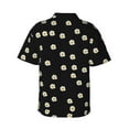 thumbnail image 3 of Little Daisy Hawaiian Shirts For Men, Summer Short-Sleeve Relaxed-Fit Button-Down Shirts Small, 3 of 9