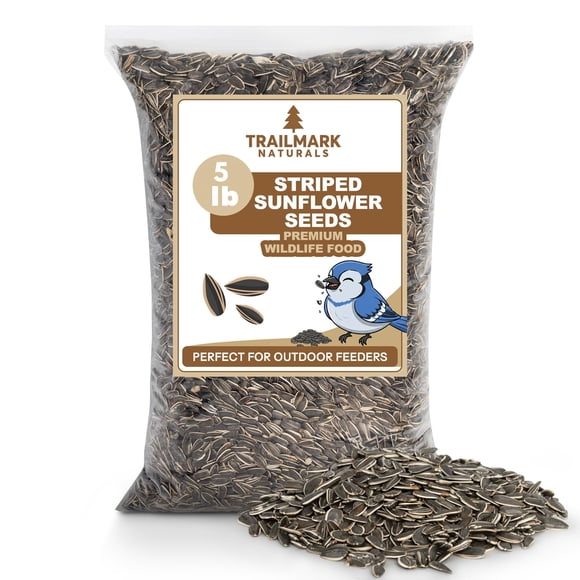 Alimento para aves TRAILMARK NATURALS Semillas de girasol rayadas 2,5 kg