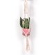 thumbnail image 3 of Cesta de suspensión de planta Zulema de macramé hecha a mano Color beige, 3 of 7