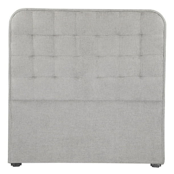 Cabecera Matrimonial Creta Rogga Gris Nickel