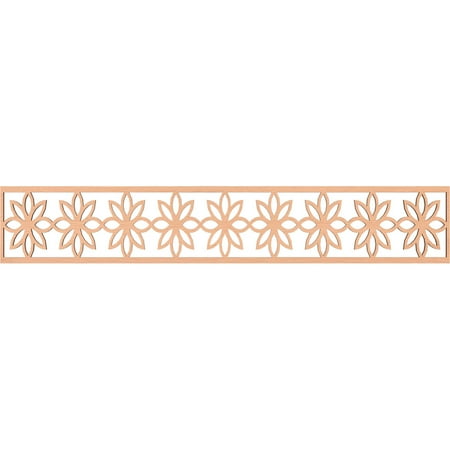 

Ekena Millwork 46 5/8 W x 8 H x 1/4 T Daisy Fretwork Moulding Alder