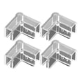 thumbnail image 2 of Trayknick 4Pcs Tank Corner Protectors Soft Easy to Use Thick Tight Fit Triangle Keep Safety PVC Transparent Design Fish Tank Protective Covers Aquarium Accessory, 2 of 13