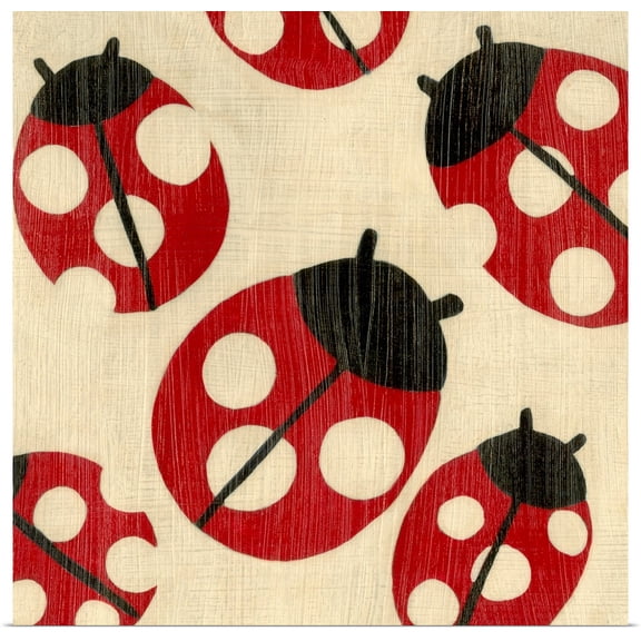 Great BIG Canvas | Rolled Chariklia Zarris Poster Print entitled Best Friends - Ladybugs