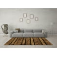 thumbnail image 3 of Ahgly Company Indoor Rectangle Abstract Brown Modern Area Rugs, 7' x 10', 3 of 4