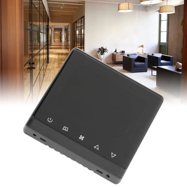 Controlador de temperatura de termostato Inteligente, Pantalla LCD Termistor Sensor de temperatura termostato Inteligente para calefacción por Debajo del piso
