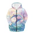 thumbnail image 5 of DISNIMO Dolphin Hoodie Girls Rainbow Hoodies Girls Zipper Hooded Sweatshirt Kids Sweatshirts Zip Up Hoodie Girl 14-16 Hoodie Jacket Teens Jackets Hoodies Children Fall Outfit Big Boys Casual Wear, 5 of 7