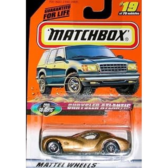 Matchbox 1998 Chrysler Atlantic Number 19 of 75 Cool Concepts