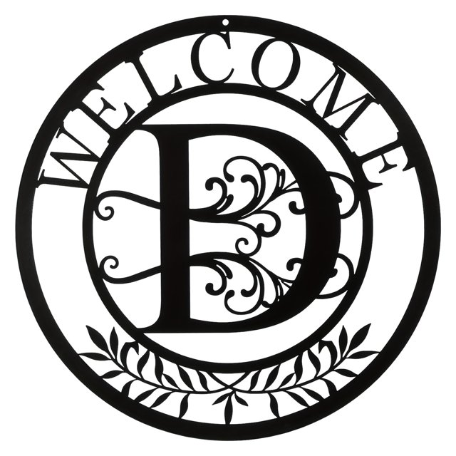 fsxdhpcsgfc Metal Wrought Lettering Patio Front Door Wall Decoration Crafts Window Decoration Home Letters for Wall with Wreath Front Door Wreath Door Hanging Decorations Winter