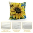thumbnail image 4 of RUIYC Sunflower Sunshine Decorative Throw Pillow Cover, Spring Summer Home Sweet Home Blessed Porch Patio Outdoor Pillowcase, Fall Farmhouse Couch Cushion Case Decor, 4 of 5