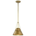 thumbnail image 5 of Nuvo Lighting Adina 1 Light Small Pendant - Natural Brass Finish - Natural Brass, 5 of 16