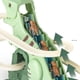 thumbnail image 5 of Tobogán de escalada de dinosaurios, juego de pista de carreras de dinosaurios, tobogán de aventura con escalera para subir, luces y música para niños de 3 a 8 años, carga por USB o con pilas, 5 of 8