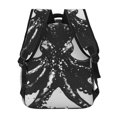thumbnail image 4 of Lsque Sac à Dos Décontracté Motif Pieuvre Encre Abstraite pour École, Travail, Voyage – Sangles Réglables, Multiples Compartiments – Design Ergonomique, Compatible avec Ordinateurs Portables et Tablettes-Taille Unique, 4 of 5