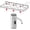 Satin Stainless Steel, variant on Asi 10-0388-1AC Deck Mounted Electronic Top-Fill Liquid Soap Dispenser - Stainless Steel