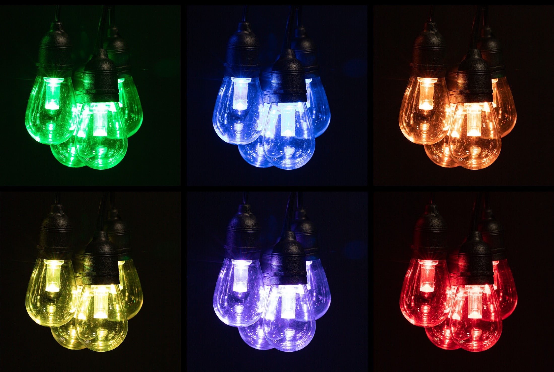 Better Homes & Gardens 34' Foot Solar Powered Multi-Color Changing String Light (1 Pack)