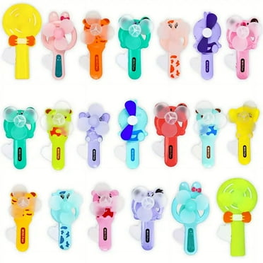10pcs Mini Portable Fan Cute Summer Fan Party Favorite Hand Press Manual Cooling Fan Cute Handheld Fan Loose Mini Fan Outdoor Cooling Gift, Random Color And Style