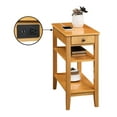 thumbnail image 3 of Convenience Concepts American Heritage End Table/Charging Station, Natural, 3 of 7