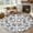 Black, variant on 2x6 Kitchen Runner Rug, Light Blue Flower Non-Skid Rubber Backing Large Rectangle Rugs - Living Room Bedroom Home Office, Vintage Farmhouse Boho Leaf Spring Indoor Floor Mat Carpets Washable Rug