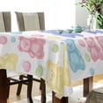 thumbnail image 5 of Yayeee Tablecloths 60" x 90" Rectangle Wrinkle Resistant Party Table Cover, Colorful Gummy Bears Pattern, 5 of 8