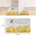 thumbnail image 6 of Sunflower Flowers on White Background (2) Door Mat 30 X 17 Inch Welcome Doormat Indoor Outdoor Entrance Floor Mat Non Slip Spring Summer Decor Rubber Mats, 6 of 6