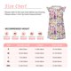 thumbnail image 3 of Fotbe Peace Love and Dove Flower Power Vestido de Dormir para Niñas de 3 a 10 Años, Mangas Cortas, Estilo Princesa, Pijama Camisón con Mangas Voladas-X-Large, 3 of 6