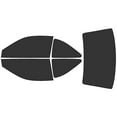 thumbnail image 2 of Rvinyl Window Tint Kit Compatible with Mitsubishi Mirage 1997-2002 (Coupe) - Complete Precut Kit -, 2 of 8