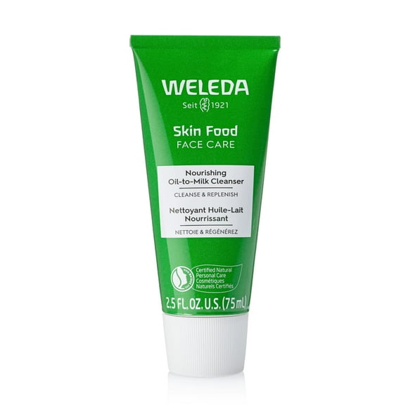 Limpiador Weleda Skin Food, nutritivo, aceite a leche, 75 ml