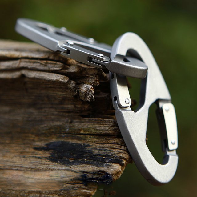 Aluminum Alloy Snap Clip Hook Keychain For Hiking 7Y6T Climbing Carabiner F3H2G B8M6
