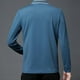 thumbnail image 4 of Blusa y camisa de manga larga con cuello vuelto para hombre, pijama deportivo para el hogar, camiseta de color liso, blusa deportiva de poliéster para hombre, 4 of 9