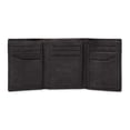 thumbnail image 2 of Cartera triple Columbia Leather para hombre, negra, con bloqueo RFID, 2 of 5