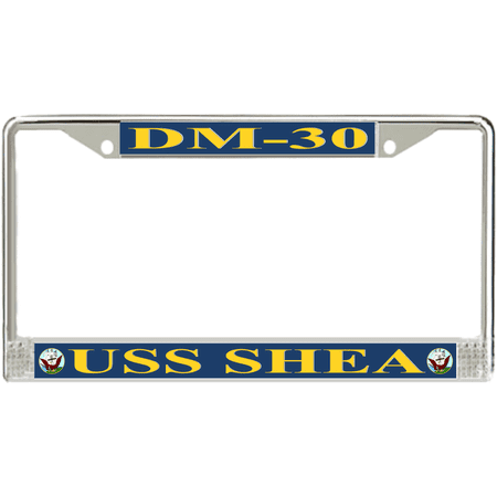 USS Shea DM-30 License Plate Frame