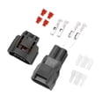 thumbnail image 1 of Conector de ensamblaje de luz antiniebla frontal de 2 pines Unique Bargains, conector de terminal de cable macho hembra para Chevrolet 1 juego, 1 of 6