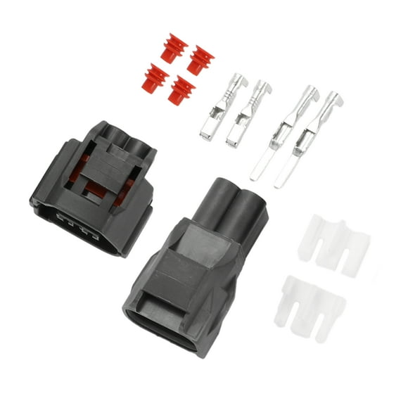 Conector de ensamblaje de luz antiniebla frontal de 2 pines Unique Bargains, conector de terminal de cable macho hembra para Chevrolet 1 juego