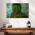 thumbnail image 2 of Elephant Stock Nature Buddha Wall Art - Horizontal Canvas Wall Art - Living Room Wall Decor - Religion And Spirituality Canvas - Blue And Turquoise Decor - 24" x 16", 2 of 8