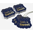 thumbnail image 5 of Inkdotpot Love Is Sweet Wedding Bottle Tag Real Gold Foil Favor Bracket Shape Hang Tags Pack Of 100, 5 of 7